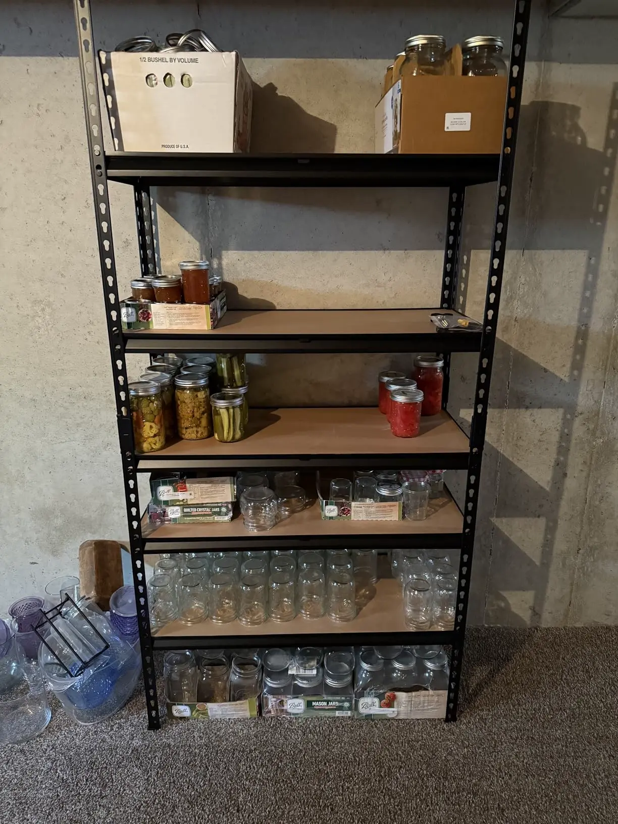 TitanMax garage shelving, customer photo 1
