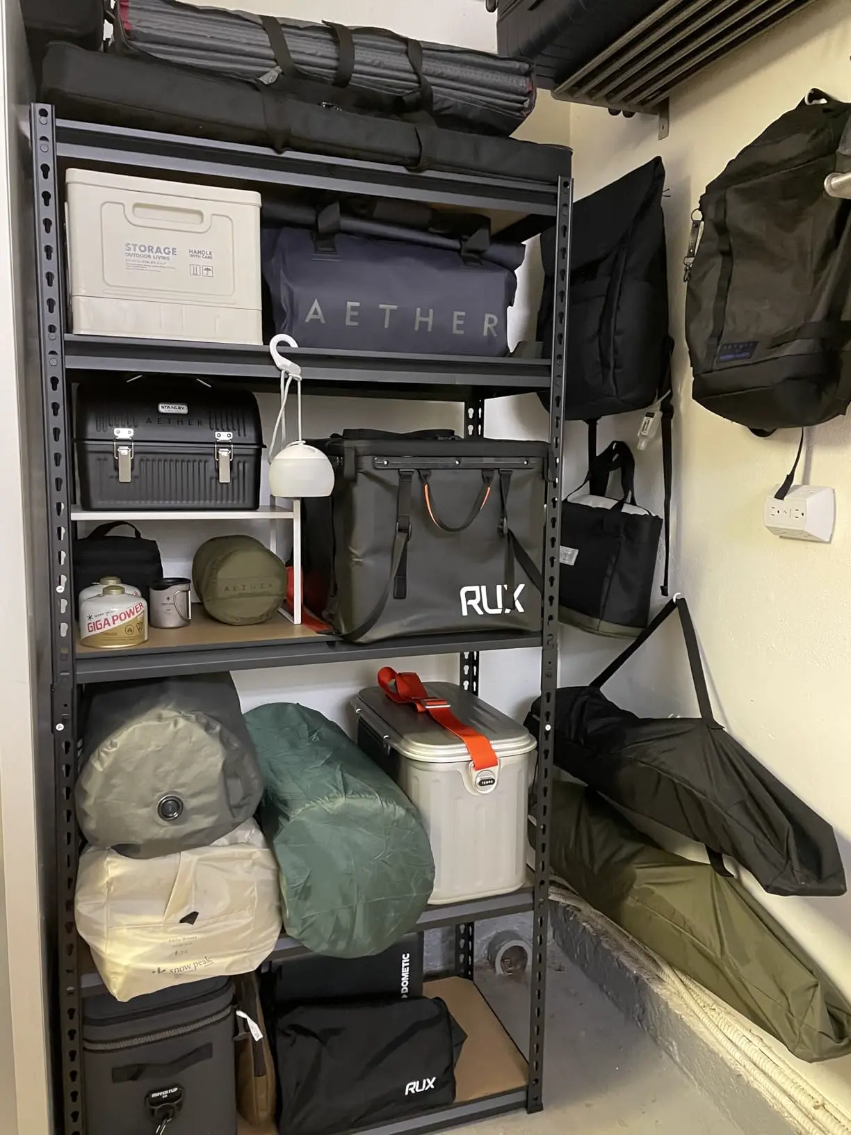 TitanMax garage shelving, customer photo 2